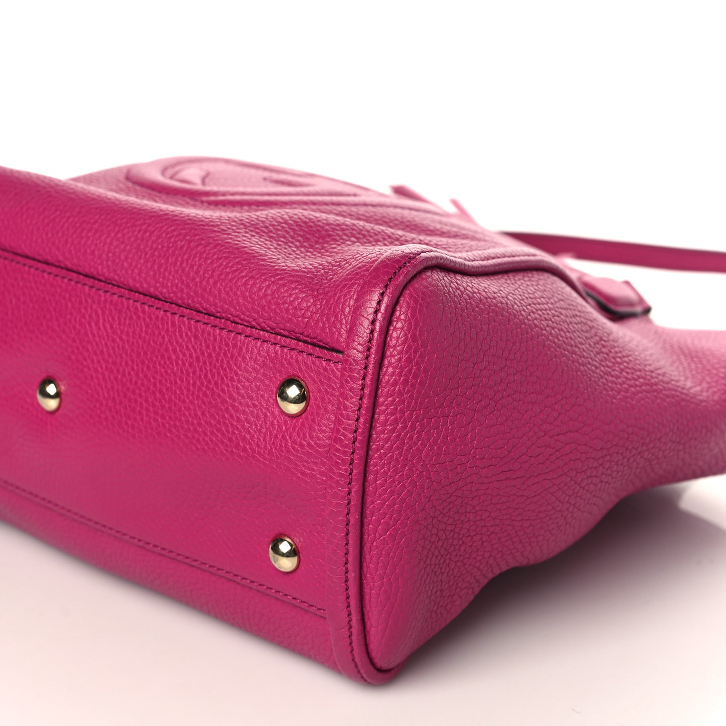 Cellarius Calfskin Small Soho Shoulder Bag Bright Bouganville