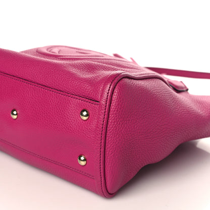 Gucci Cellarius Calfskin Small Soho Shoulder Bag Bright Bouganville 9 of 9