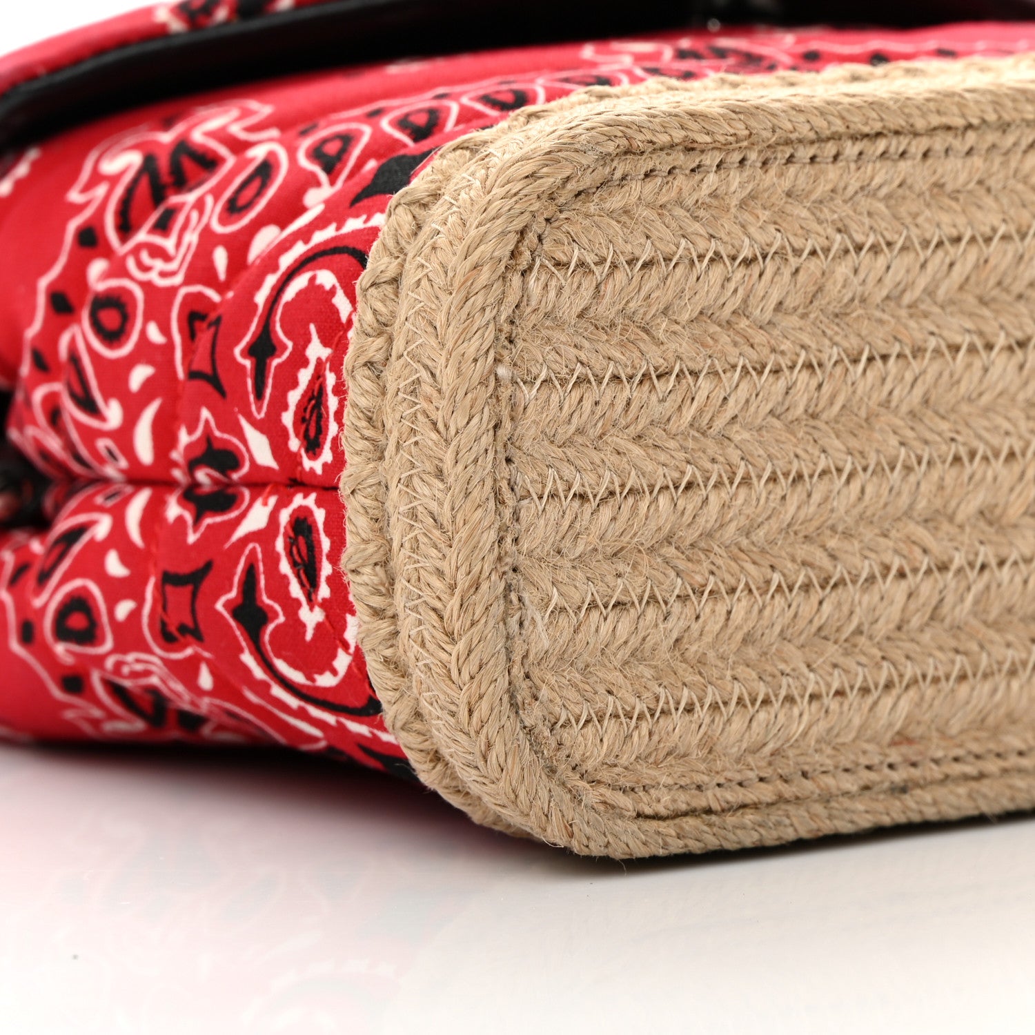 Saint Laurent Cotton Bandana Y Quilted Monogram Toy Loulou Crossbody Bag Red 9 of 16