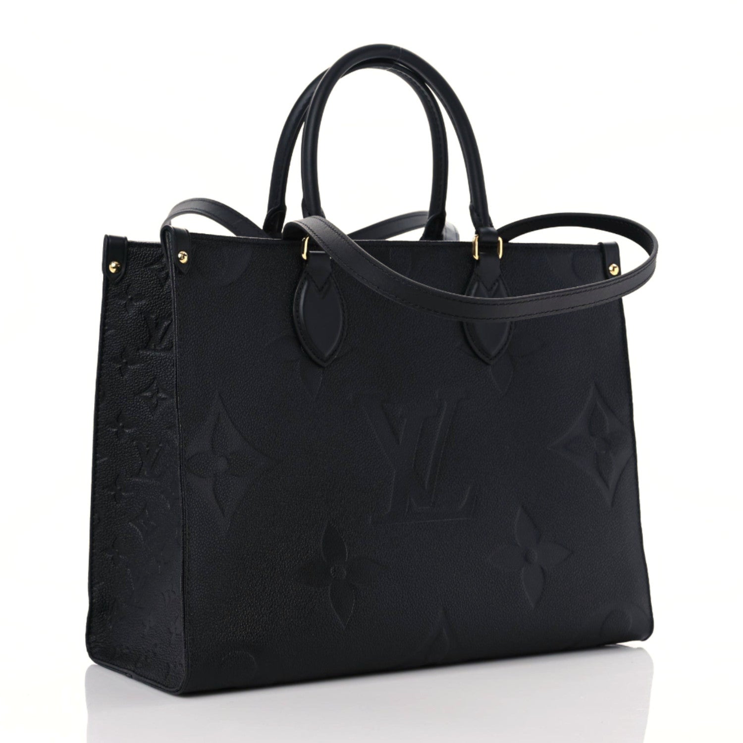 Louis Vuitton Empreinte Monogram Giant Onthego MM Black 3 of 11