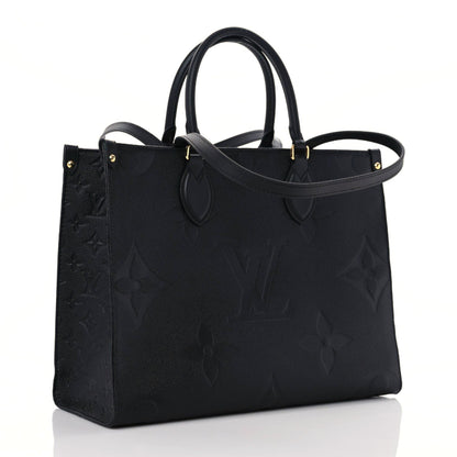 Louis Vuitton Empreinte Monogram Giant Onthego MM Black 3 of 11