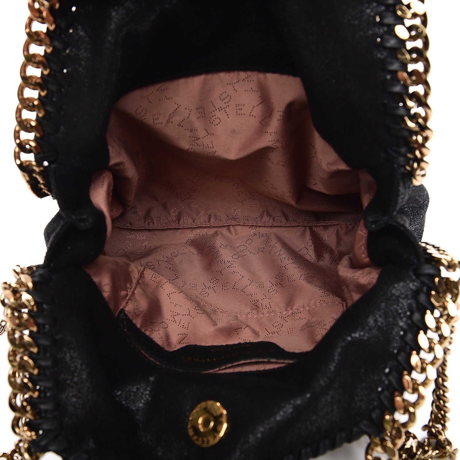 Stella McCartney Shaggy Deer Mini Falabella Tote Black 7 of 7