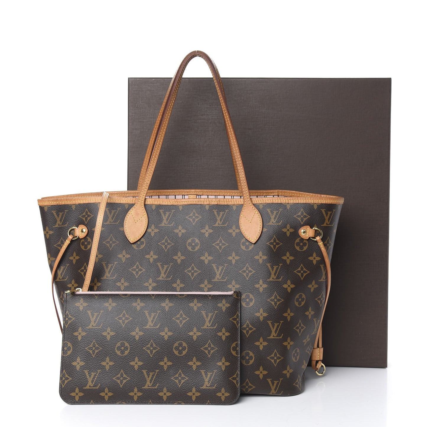 Monogram Neo Neverfull MM Rose Ballerine