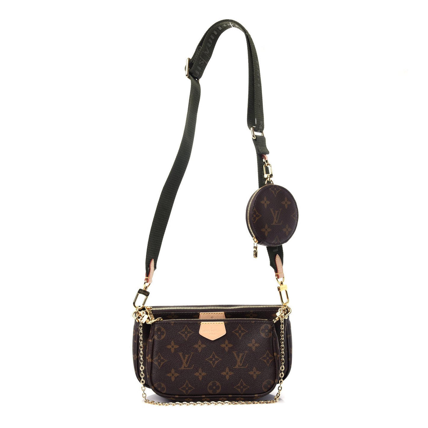 Monogram Multi Pochette Accessories Kaki