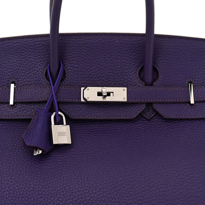 Hermes Togo Birkin 35 Iris 8 of 13