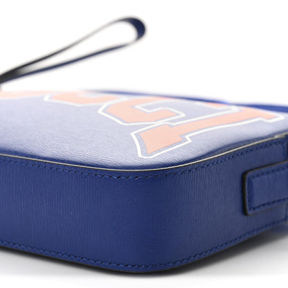 Gucci New Shanghai Calfskin Interlocking G Logo Camera Crossbody Bag Cobalt Blue Orange 10 of 10