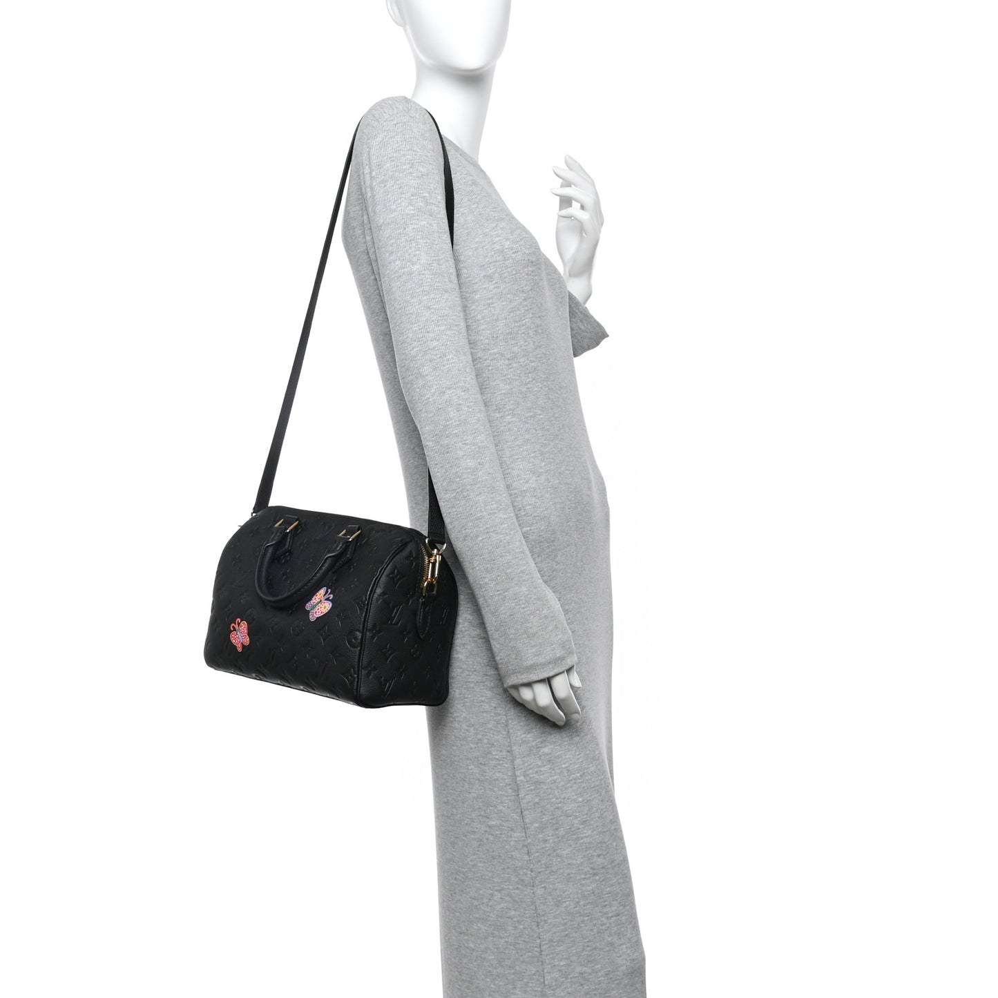 LV X YK Empreinte Speedy Bandouliere 25 Black