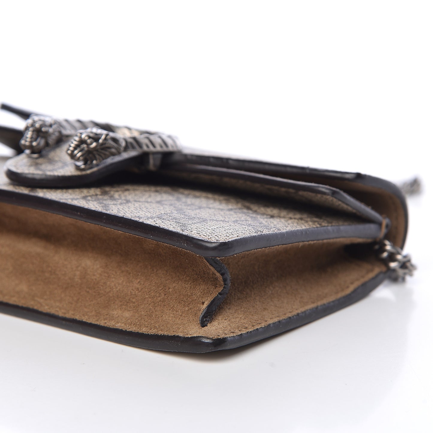 GG Supreme Monogram Super Mini Dionysus Shoulder Bag Taupe