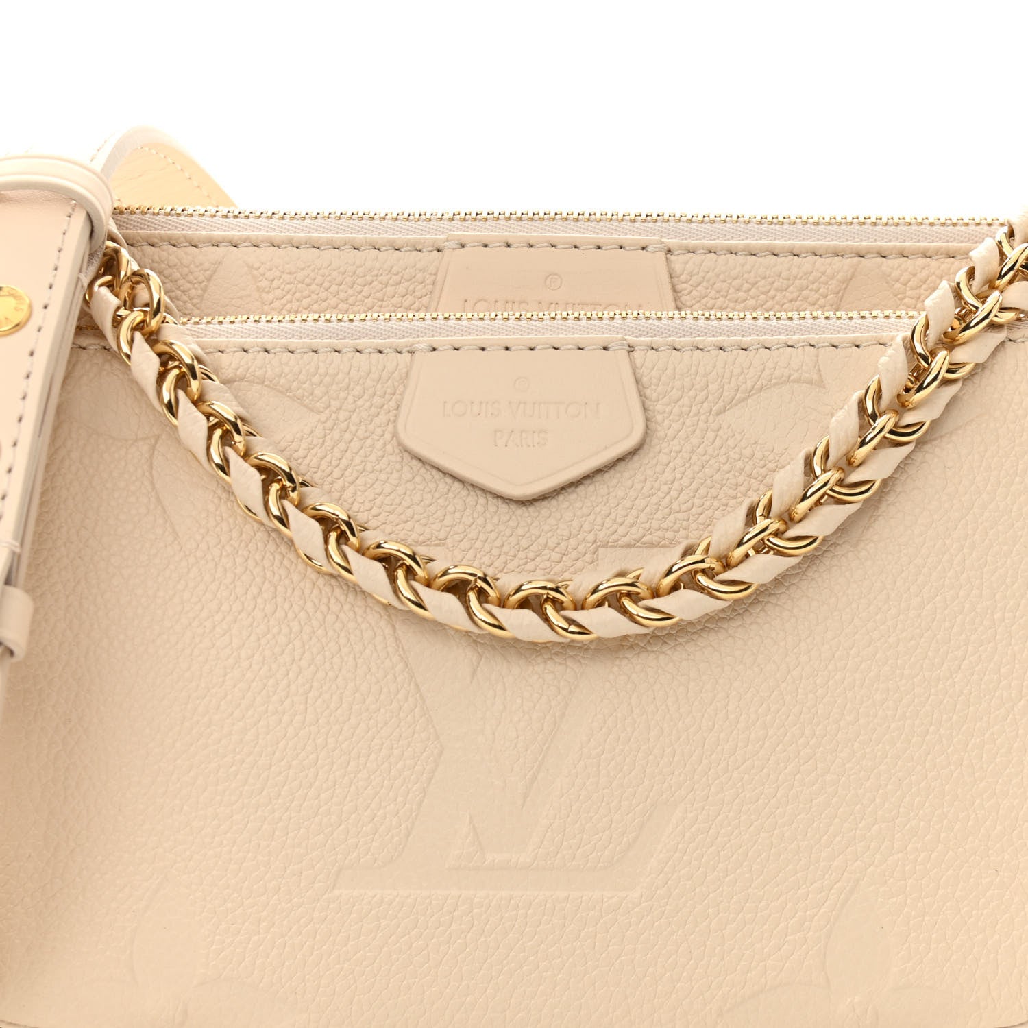 Louis Vuitton Empreinte Monogram Giant Multi Pochette Accessories Cream 8 of 10