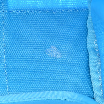 Marc Jacobs Cotton Canvas Medium The Traveler Tote Bag Aqua 13 of 13