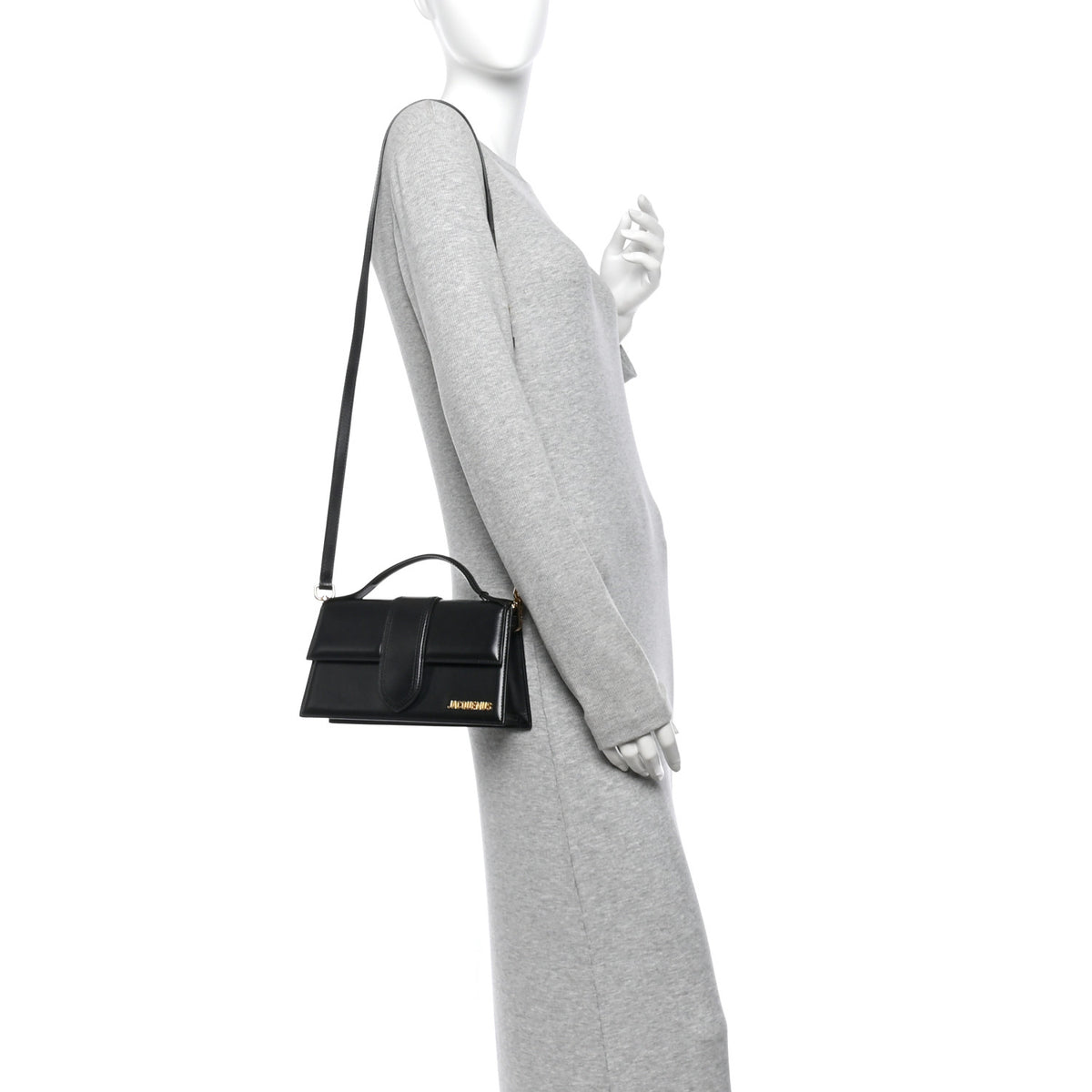 Jacquemus Smooth Calfskin Le Grand Bambino Black 2 of 14