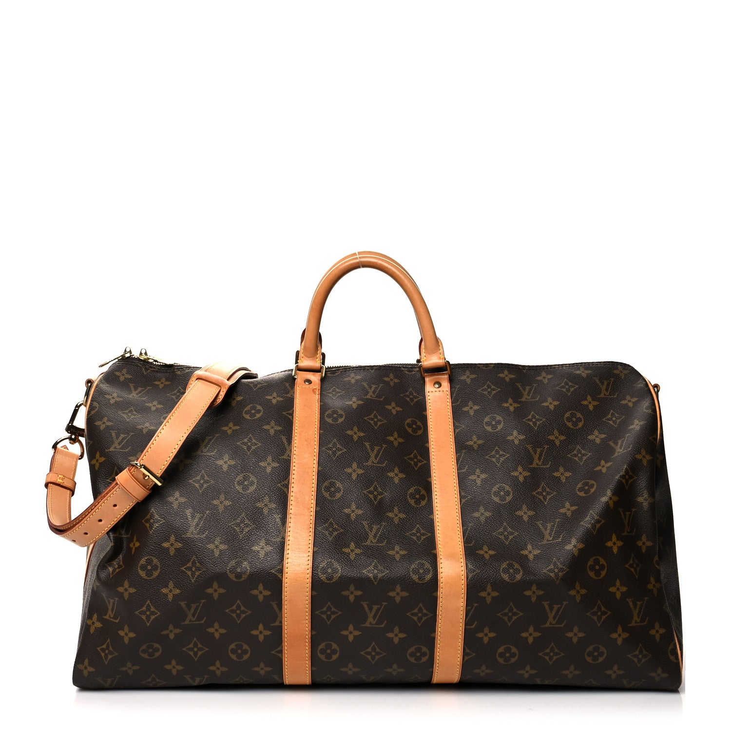 Louis Vuitton Monogram Keepall Bandouliere 55 1 of 15