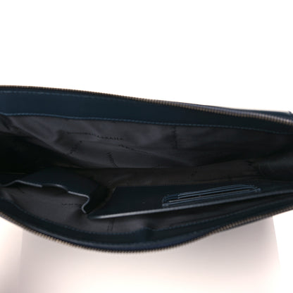 Dolce & Gabbana Vitello Large Zip Clutch Dark Blue 5 of 9