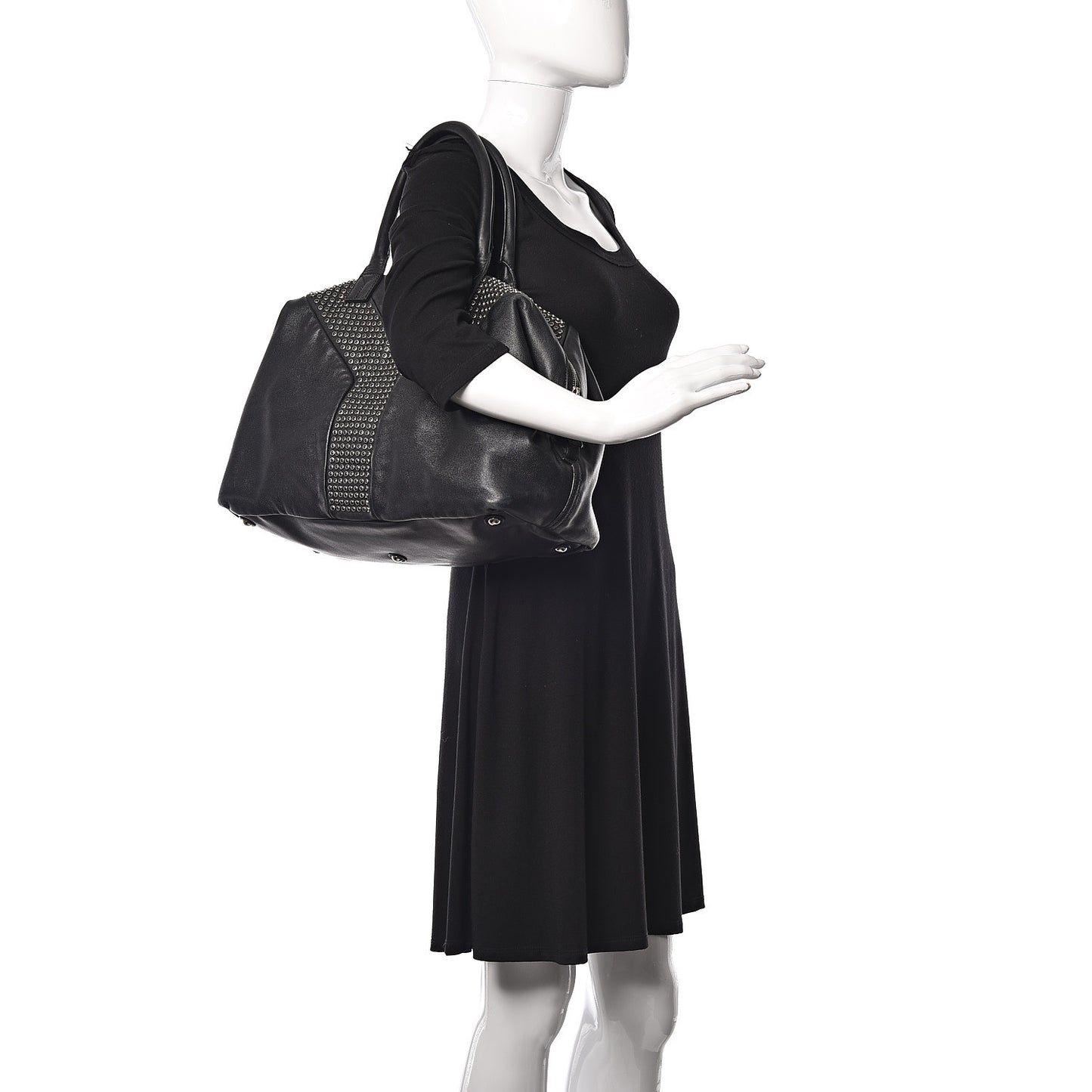 Chevre Large Rock Stud Easy Y Black