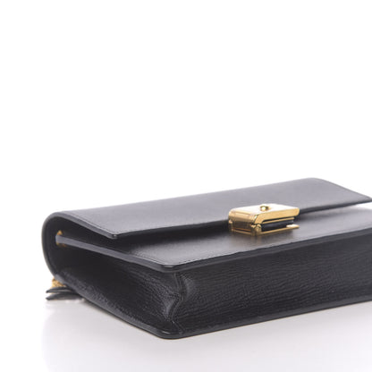 Mulberry Small Classic Grain Cheyne Clutch Black 7 of 10