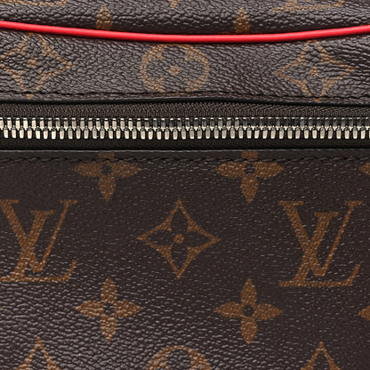 Louis Vuitton Monogram Macassar Nice Mini Rouge 7 of 7