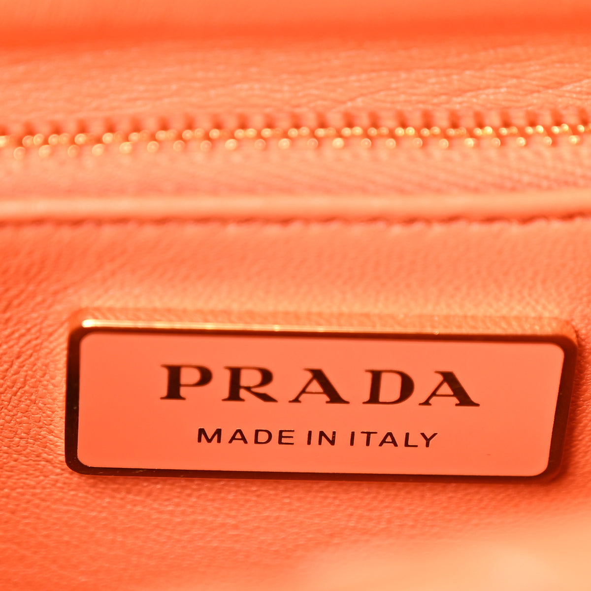 Nappa Metal Quilted Small Patchwork System Flap Bag Arancio