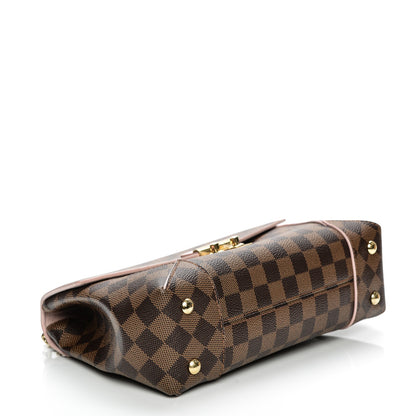 Louis Vuitton Damier Ebene Caissa Clutch Rose Ballerine 4 of 6