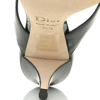 Christian Dior Patent Pumps 38.5 Black 9 of 15