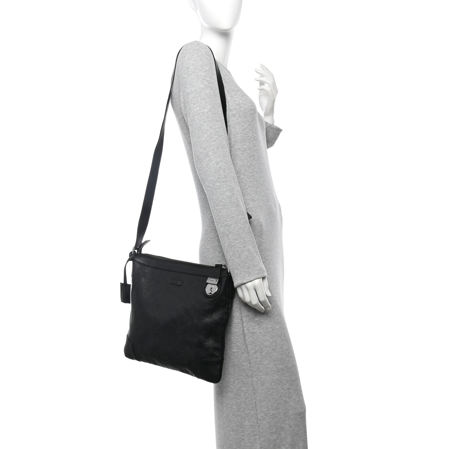 Guccissima GG Messenger Bag Black