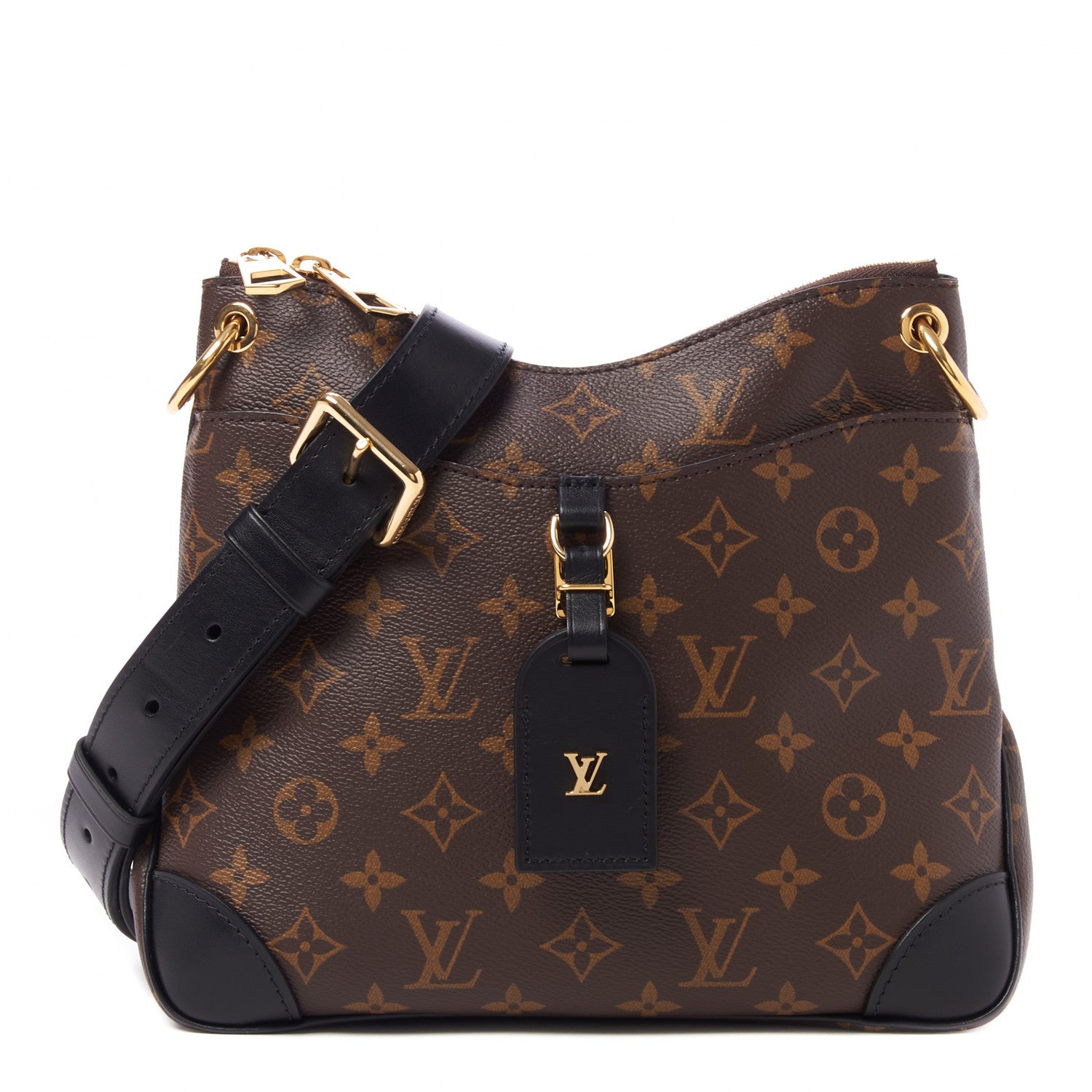 Louis Vuitton Monogram Odeon PM Black 1 of 8