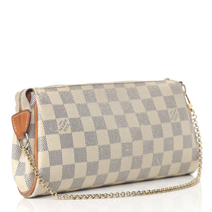 Louis Vuitton Damier Azur Eva Clutch 2 of 15