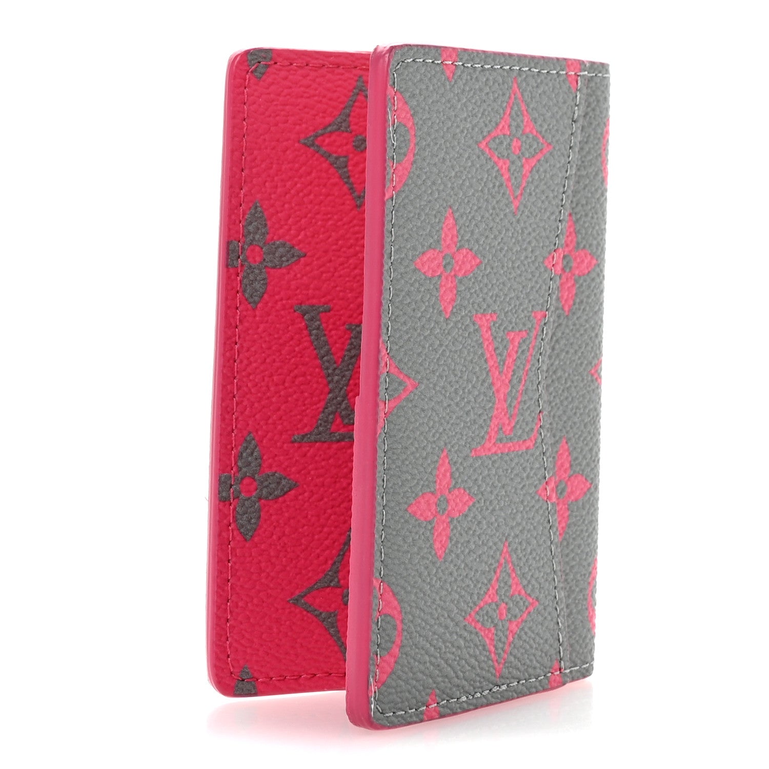 Louis Vuitton Taigarama Pocket Organizer NM Grey Pink 3 of 6