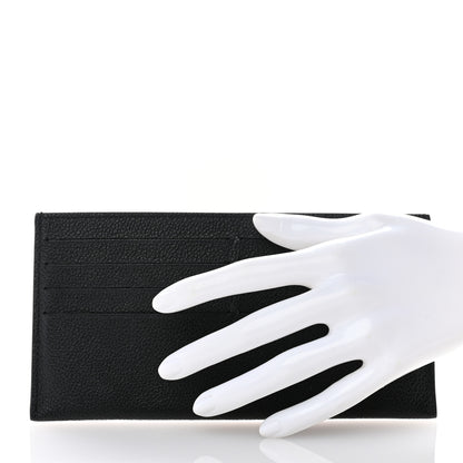 Louis Vuitton Calfskin Felicie Chain Wallet Card Holder Insert Black 2 of 6