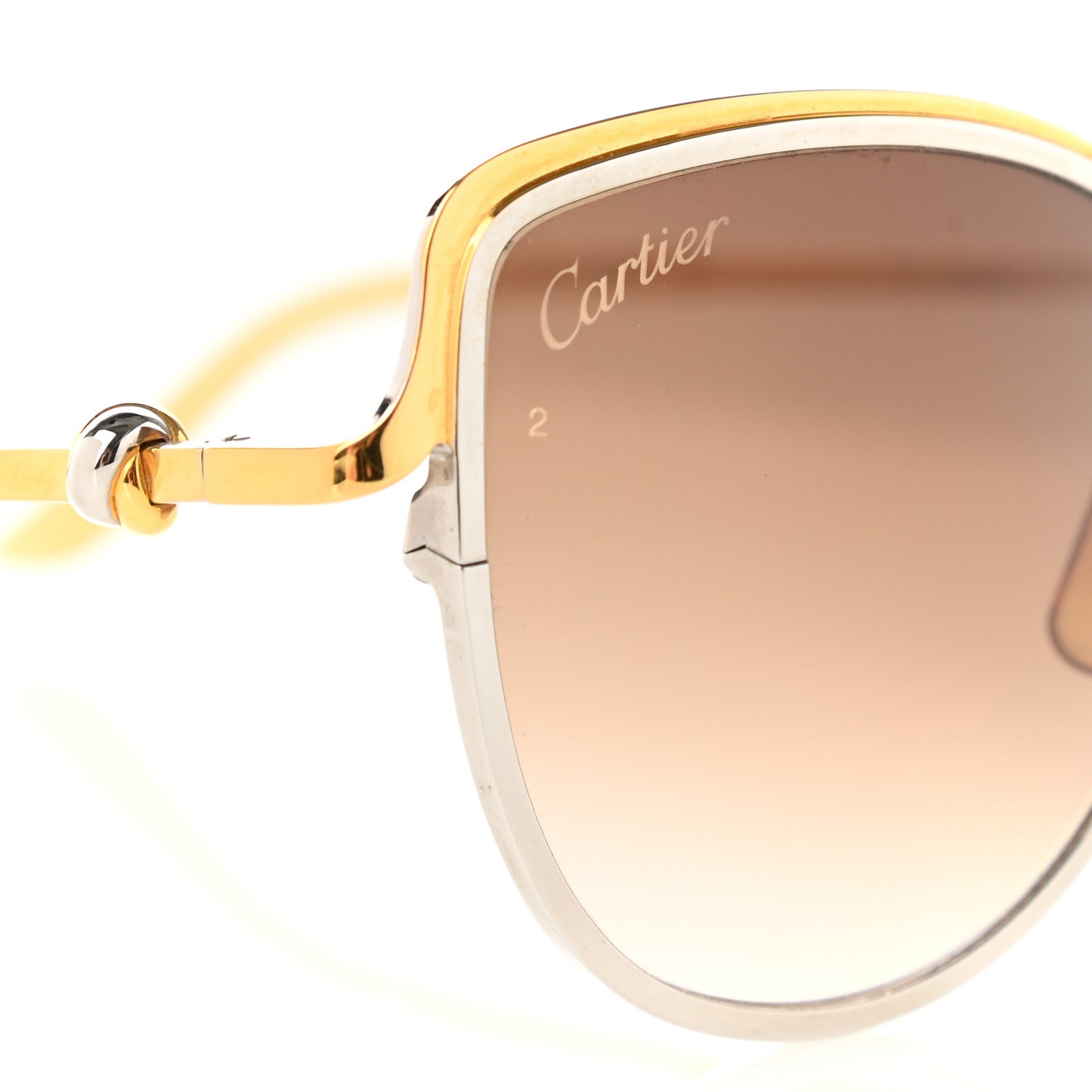 Metal Trinity Sunglasses CT0089S Brown