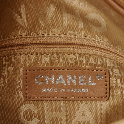 Chanel Lambskin Stitched Medium Ultimate Soft Tote Beige 6 of 7