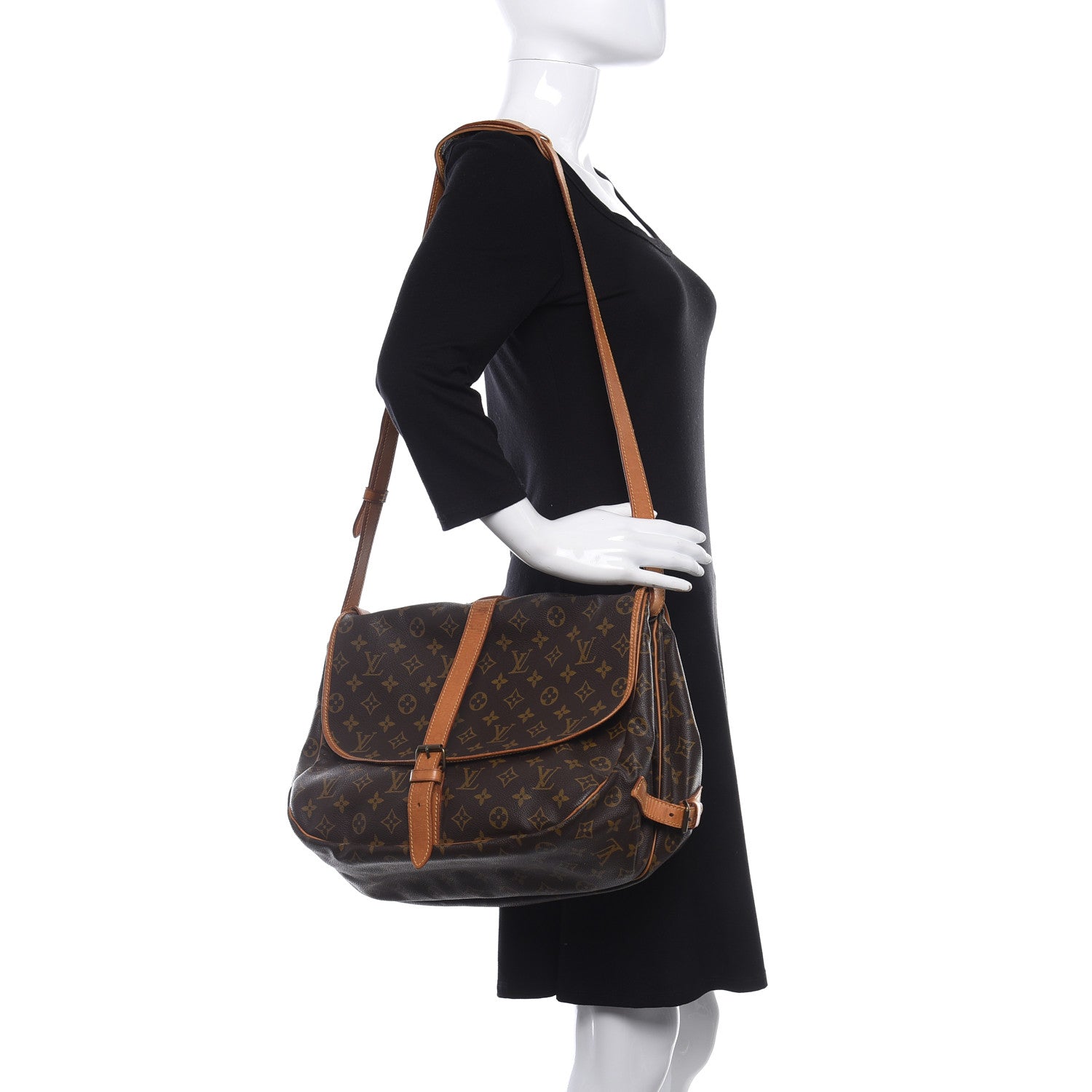 Louis Vuitton Monogram Saumur 35 3 of 13