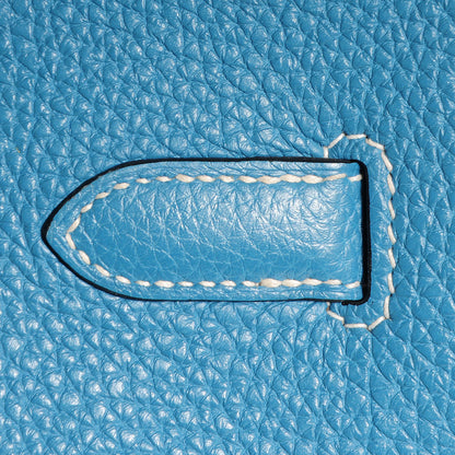 Hermes Togo Birkin 35 Blue Jean 12 of 28