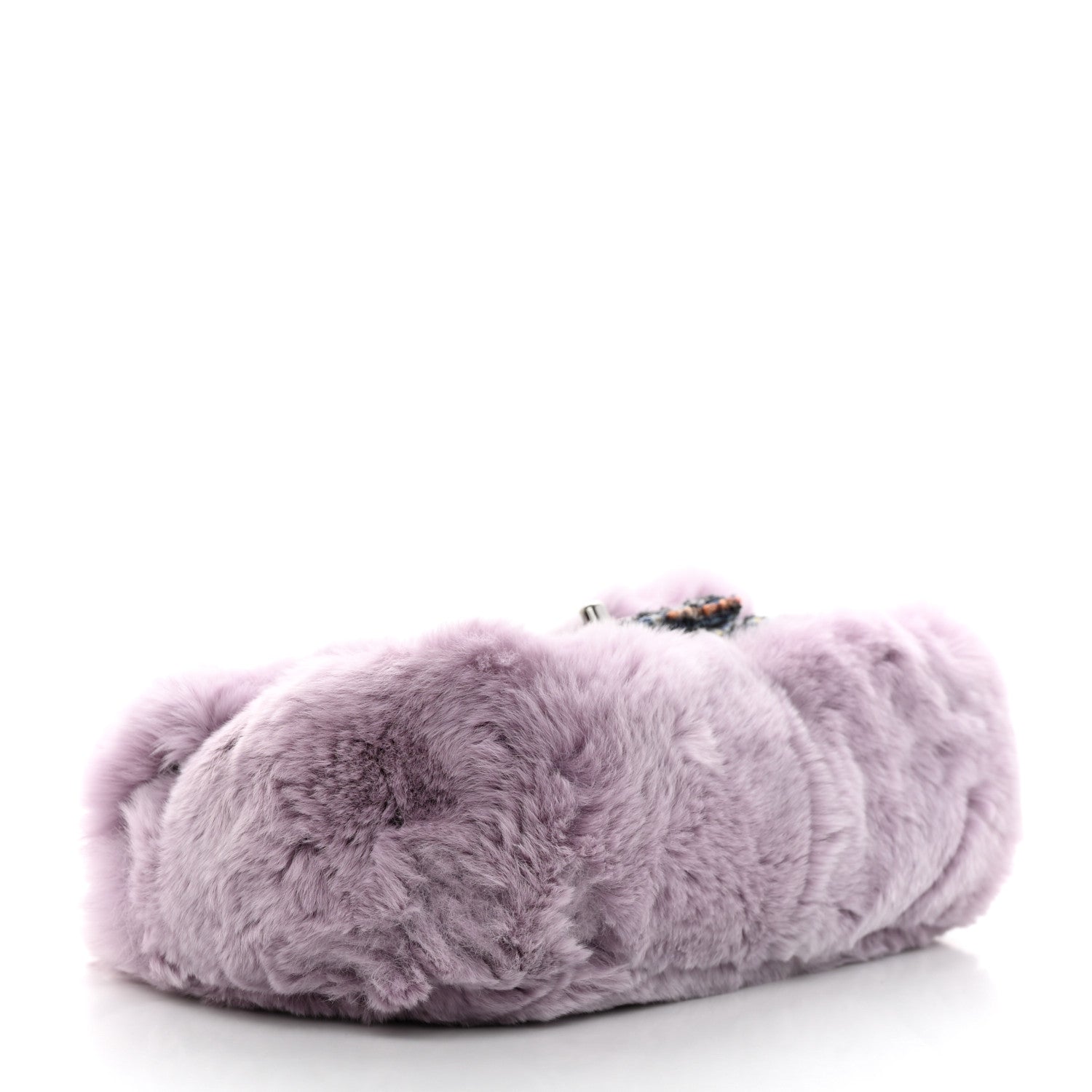 Chanel Rabbit Fur Tweed Small Fantasy Flap Lilac 4 of 10