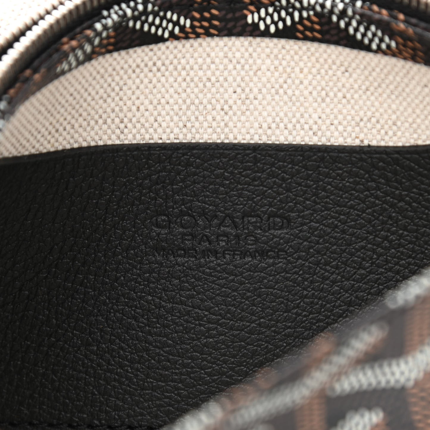 Goyardine Plumet Wallet Clutch Black