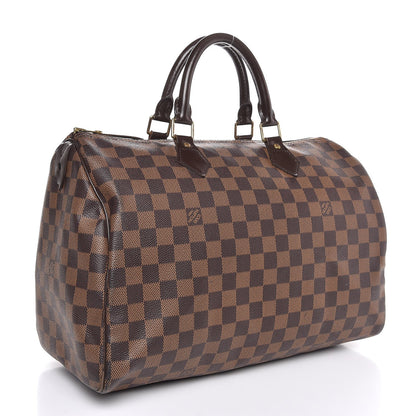 Louis Vuitton Damier Ebene Speedy 35 3 of 11