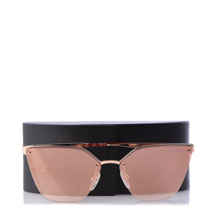 Prada Cinema Cat Eye Sunglasses SPR 68T Pink Gold 9 of 9