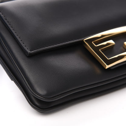 Fendi Vitello Grace Matte Duo Baguette Black 7 of 9