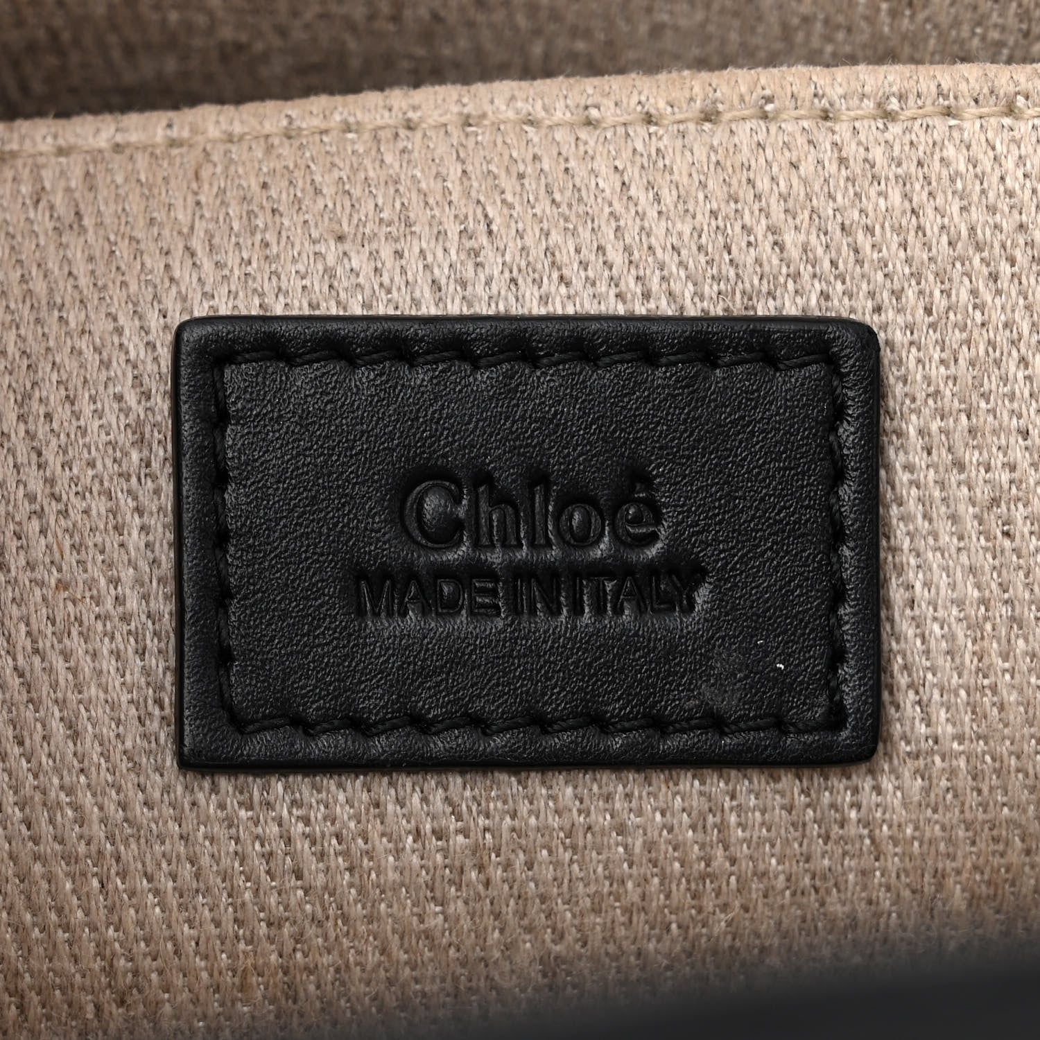 Chloe Calfskin Medium Woody Tote Black 6 of 10