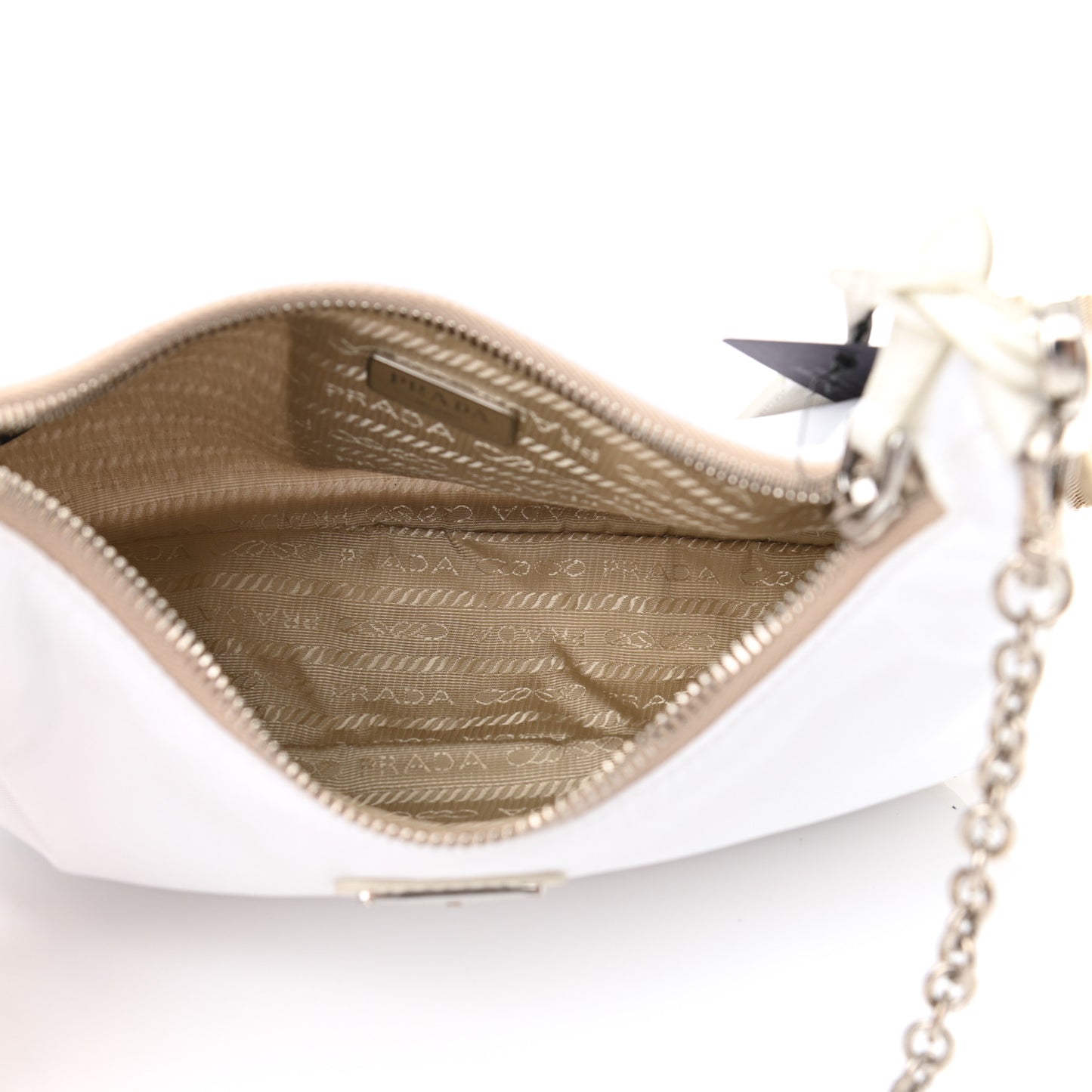 Nylon Re-Edition 2005 Shoulder Bag White