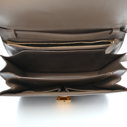 Celine Box Calfskin Medium Classic Box Flap Bag Taupe 5 of 10