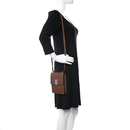 Burberry Grainy Calfskin TB Robin Bag Tan 2 of 8