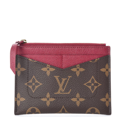 Louis Vuitton Monogram Zipped Card Holder Fuchsia 1 of 6