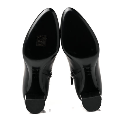 Saint Laurent Nappa Vendome Loulou Ankle Zip Boot 38 Black 5 of 9
