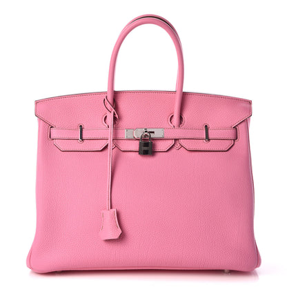 Hermes Togo Birkin 35 5P Pink 1 of 34