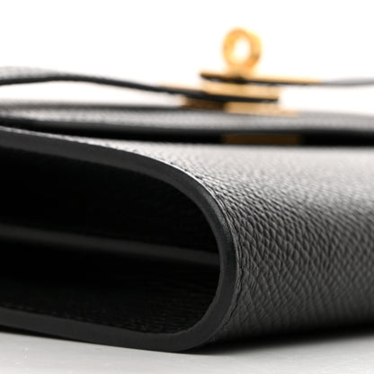 Hermes Epsom Kelly Wallet To Go Black 8 of 9