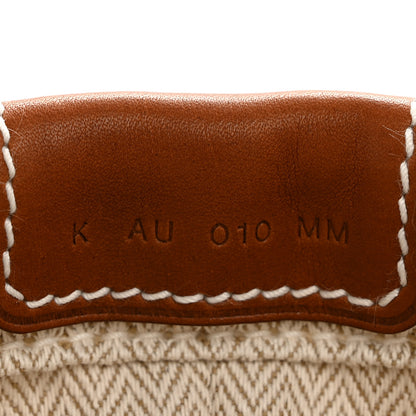 Hermes Canvas Barenia Fourbi 20 PM Pouch Naturel Fauve 7 of 8