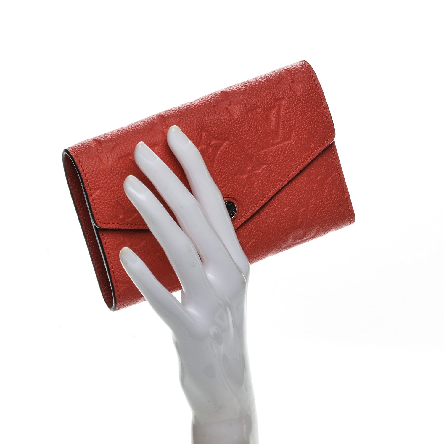 Louis Vuitton Empreinte Compact Curieuse Wallet Poppy 2 of 7