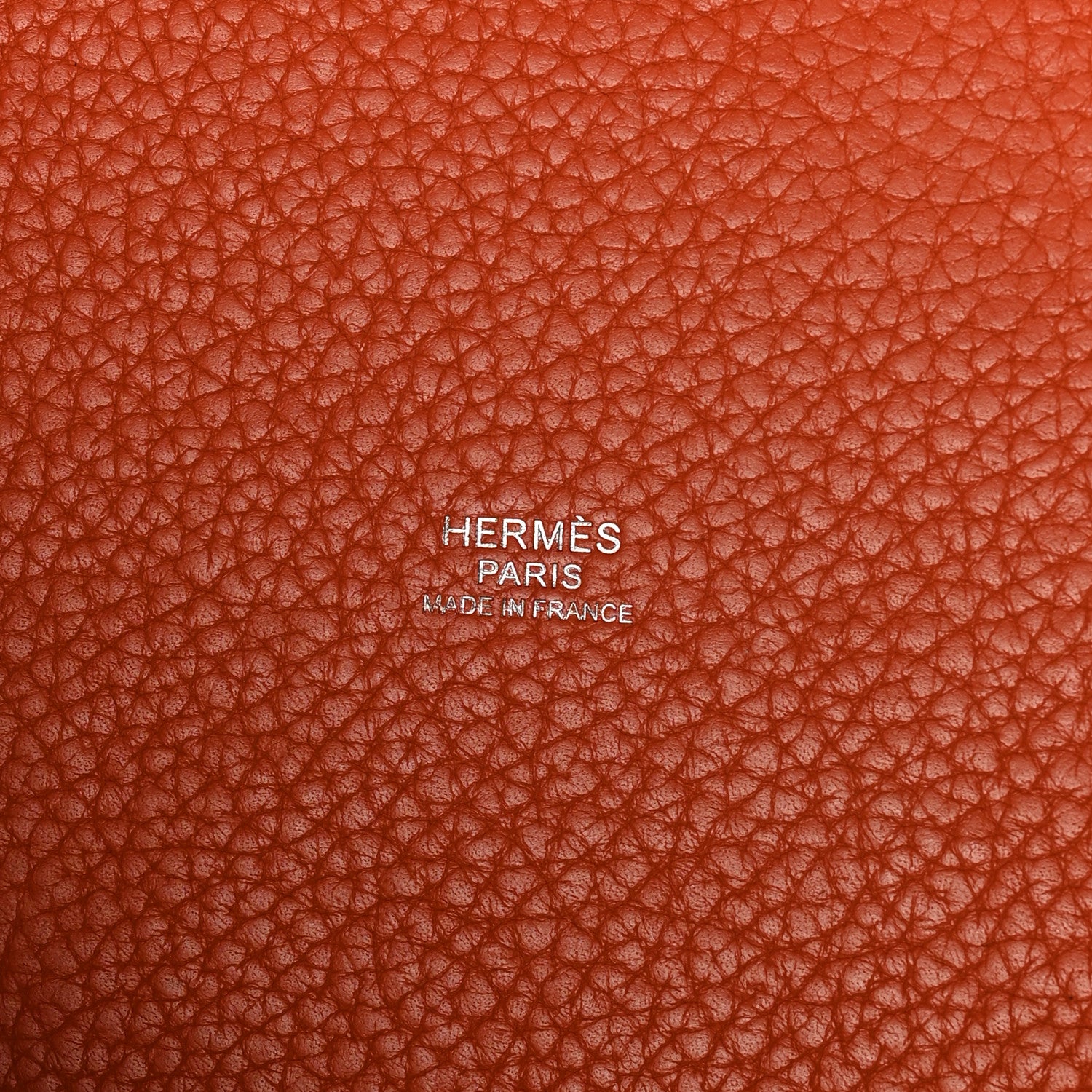 Hermes Taurillon Clemence Picotin Lock 22 MM Orange 6 of 10