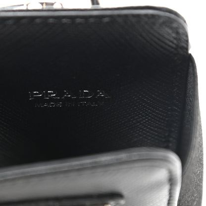 Prada Saffiano Phone Case Pouch Black 6 of 6