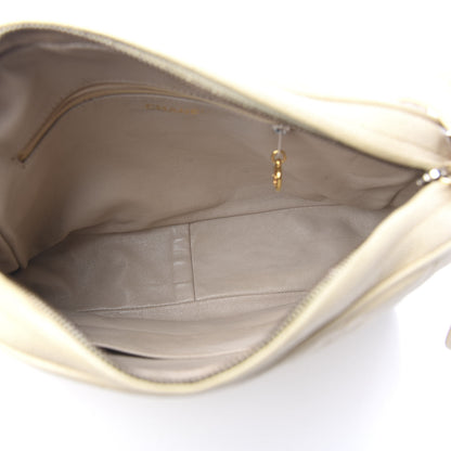 Chanel Caviar Quilted Shoulder Bag White 4 of 11